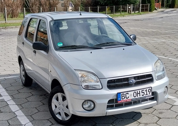 Subaru Justy cena 14400 przebieg: 154000, rok produkcji 2004 z Opalenica małe 352